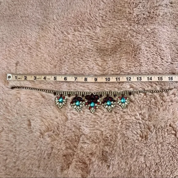 💎Lush Color One of a kind Crystal Rhinestone Necklace - Picture 12 of 13